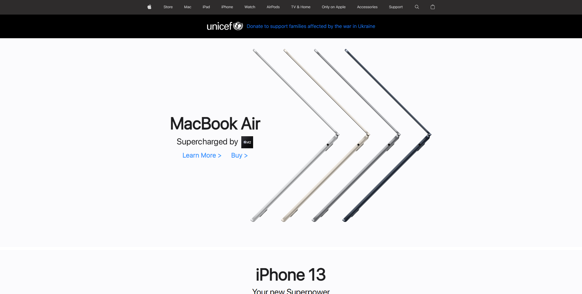 Apple Website Clone